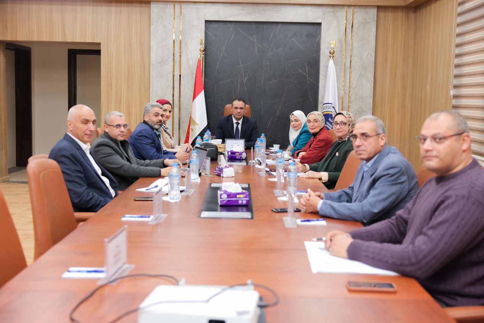 قرارات استراتيجية في اجتماع المجلس الأكاديمي لجامعة المنصورة الأهلية